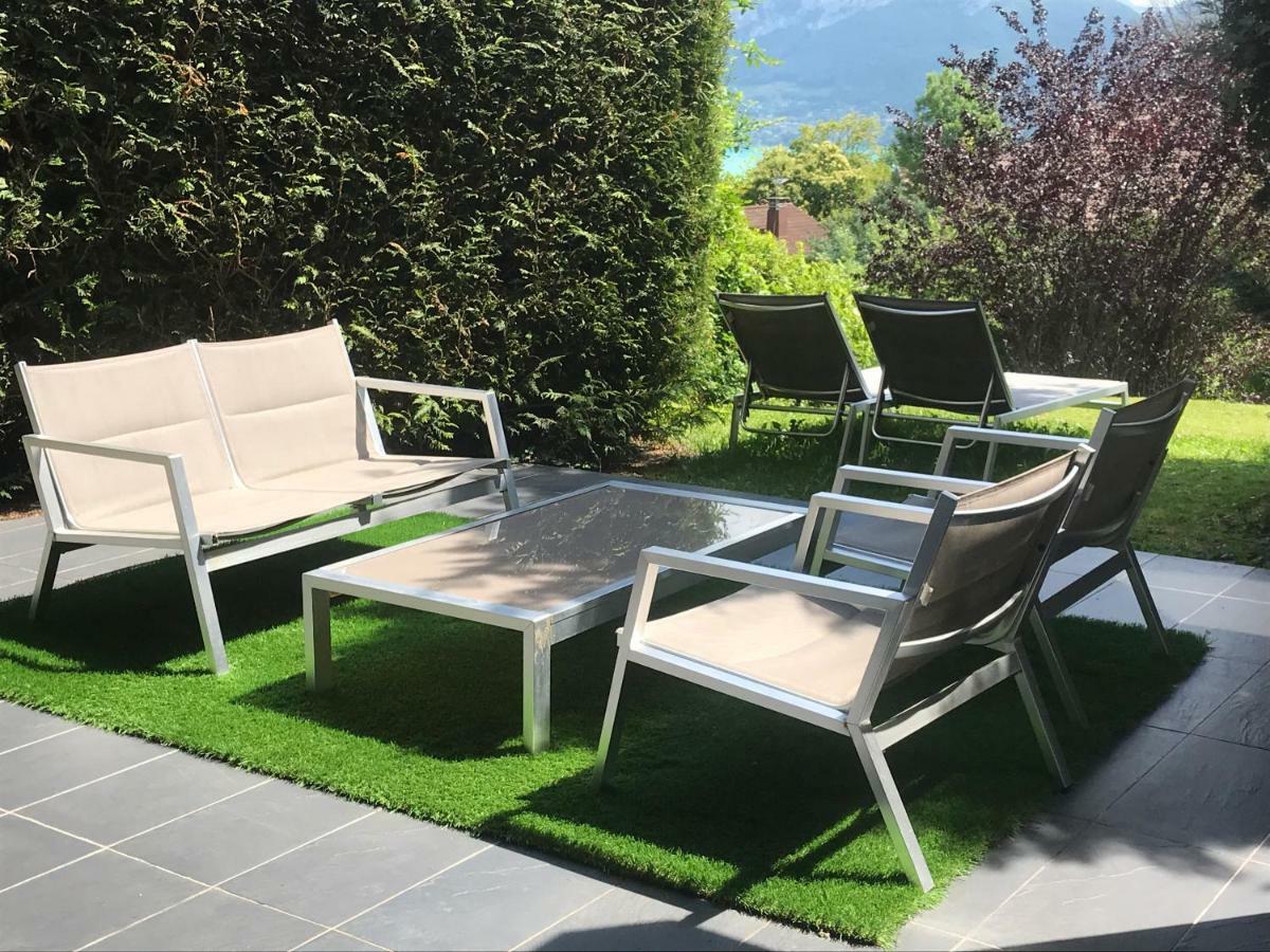 Appartement Sevrier Terrasse Et Jardin Экстерьер фото